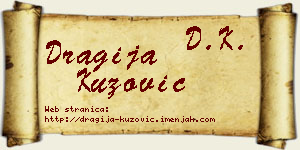 Dragija Kuzović vizit kartica